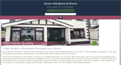 Desktop Screenshot of acornwindowsanddoors.ie
